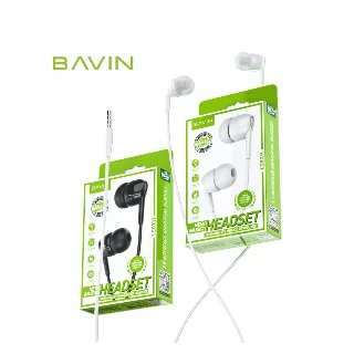 BAVIN slušalice 3,5mm 1,2m crna - HX851