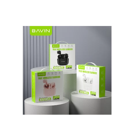 Bavin slušalice wireless earbuds crna - BA-61