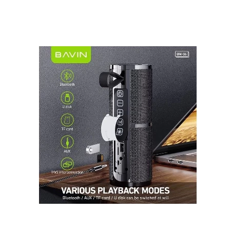 Bavin bluetooth zvučnik 8W crvena - BM-06