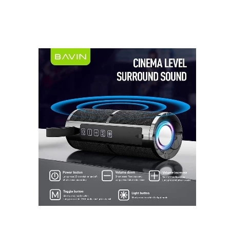 Bavin bluetooth zvučnik 8W crvena - BM-06