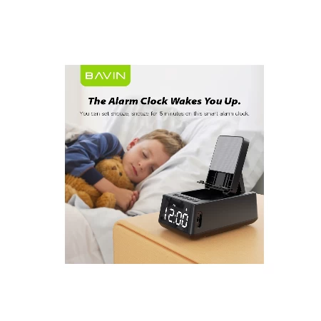 Bavin bluetooth zvučnik/stalak crna - BM-07