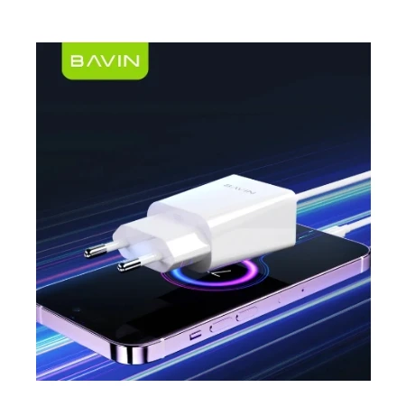 Bavin punjač 2.4A USB-A + kabl Micro bela - PC895Y