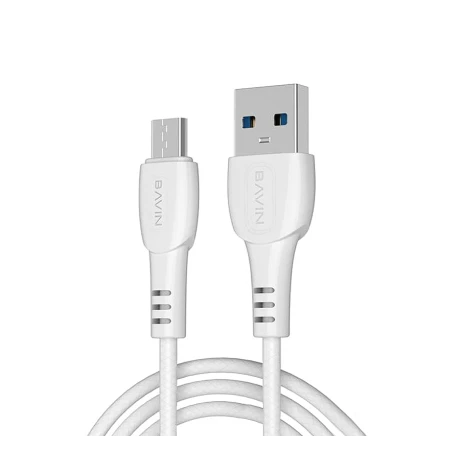 Bavin punjač 2.4A USB-A + kabl Micro bela - PC895Y