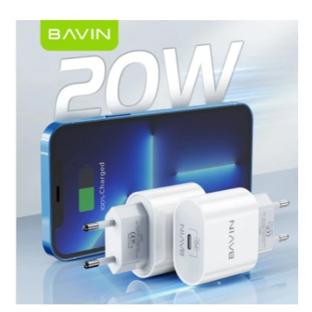 Bavin punjač 20W USB-C bela - PC851Y