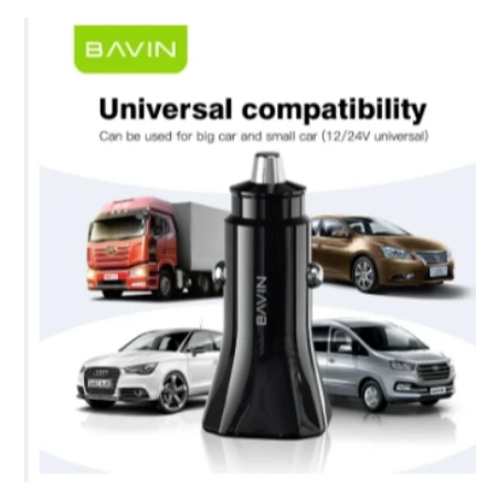 Bavin Auto punjač 20W PD QC3,0 USB&Type C bela - PC875