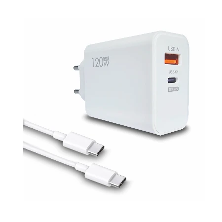 Bavitel punjač 120W Usb A+ Type C  + kabl Type C/Type Cbela   KeKe-PD003