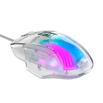 Havit USB miš MS1011SE transparent bela