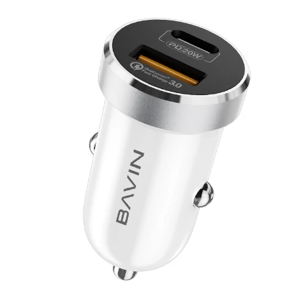 Bavin auto punjač 20w bela - PC863