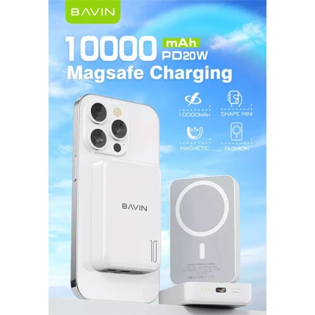 Bavin Magsafe Magnetic Power bank 10 000mAh - PC1016