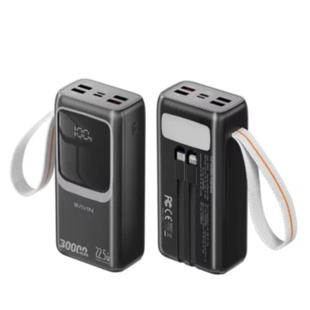 Bavin Power bank 30 000mAh 22.5W - PC1031S crna