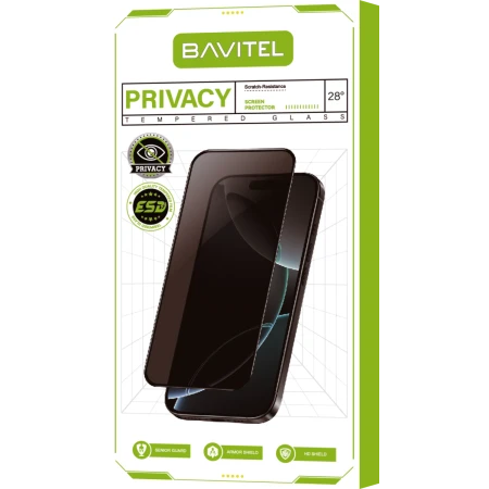 iPhone 17  Privacy Bavitel zaštitno staklo- 9H Strong Hardness Anti-Scratch