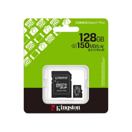 Kingston Micro SD 128GB + SD adapter Canvas Select Plus SDCS3