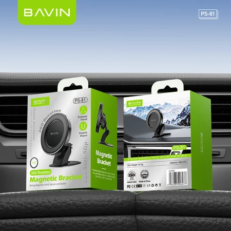 Bavin Magnetic auto držač PS-81 crna