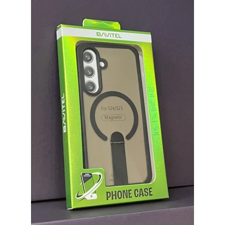 Samsung S24/S25 Bavitel MagSafe sa naslonom crna