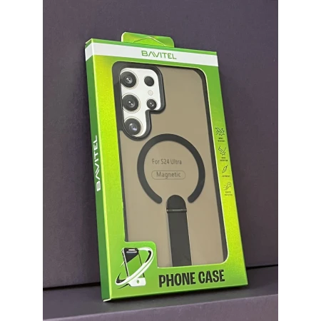 Samsung S24 Ultra Bavitel MagSafe sa naslonom crna