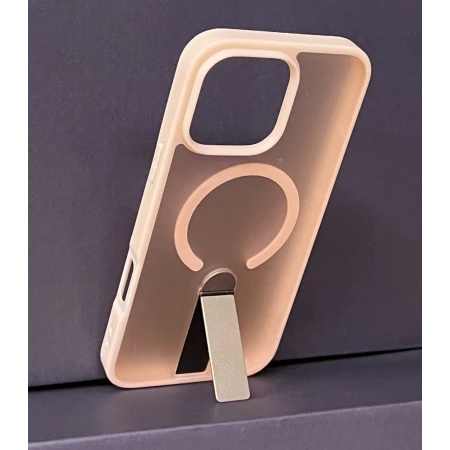 iPhone 15 Pro Max Bavitel MagSafe sa naslonom pink