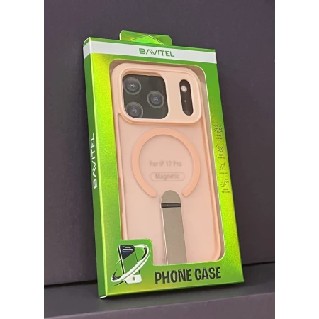 iPhone 17 Pro Bavitel MagSafe sa naslonom pink