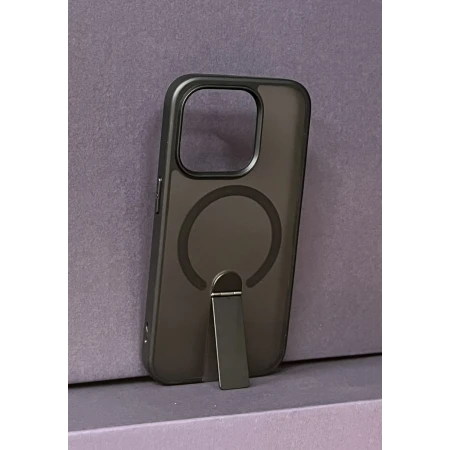 iPhone 15 Pro Bavitel MagSafe sa naslonom crna