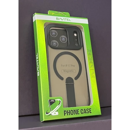 iPhone 17 Pro Bavitel MagSafe sa naslonom crna