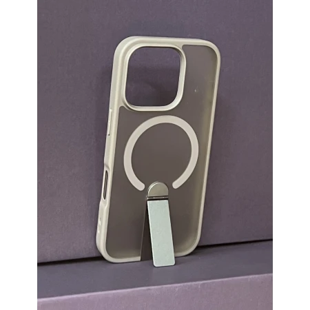 iPhone 16 Pro Bavitel MagSafe sa naslonom siva