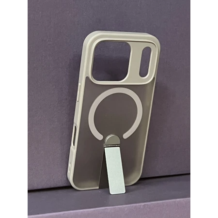 iPhone 17 Pro Bavitel MagSafe sa naslonom siva