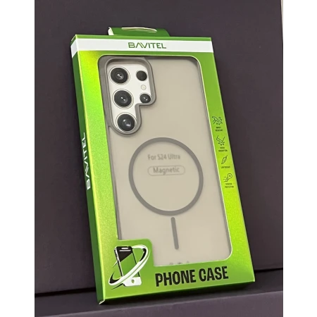 Samsung S24 Ultra  Bavitel MagSafe siva