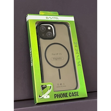 iPhone 15 Bavitel MagSafe crna