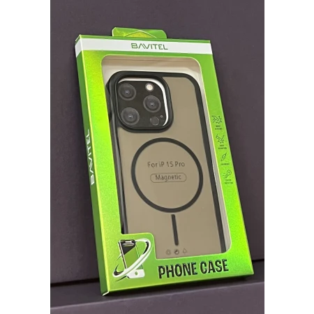 iPhone 15 Pro Bavitel MagSafe crna