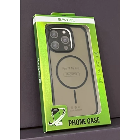 iPhone 16 Pro Bavitel MagSafe crna