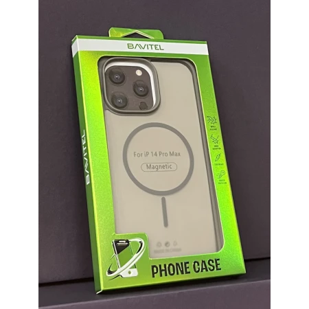 iPhone 14 Pro Max Bavitel MagSafe siva