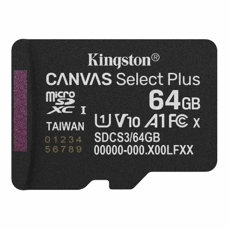 Kingston Micro SD 64GB  Canvas Select Plus SDCS3