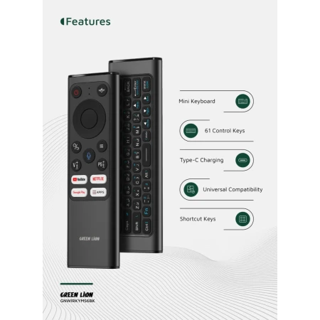 Green Lion Daljinski upravljač sa tastaturom i mišem PRO