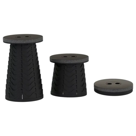 Green Lion 2 in 1  Sklopivi sto crna